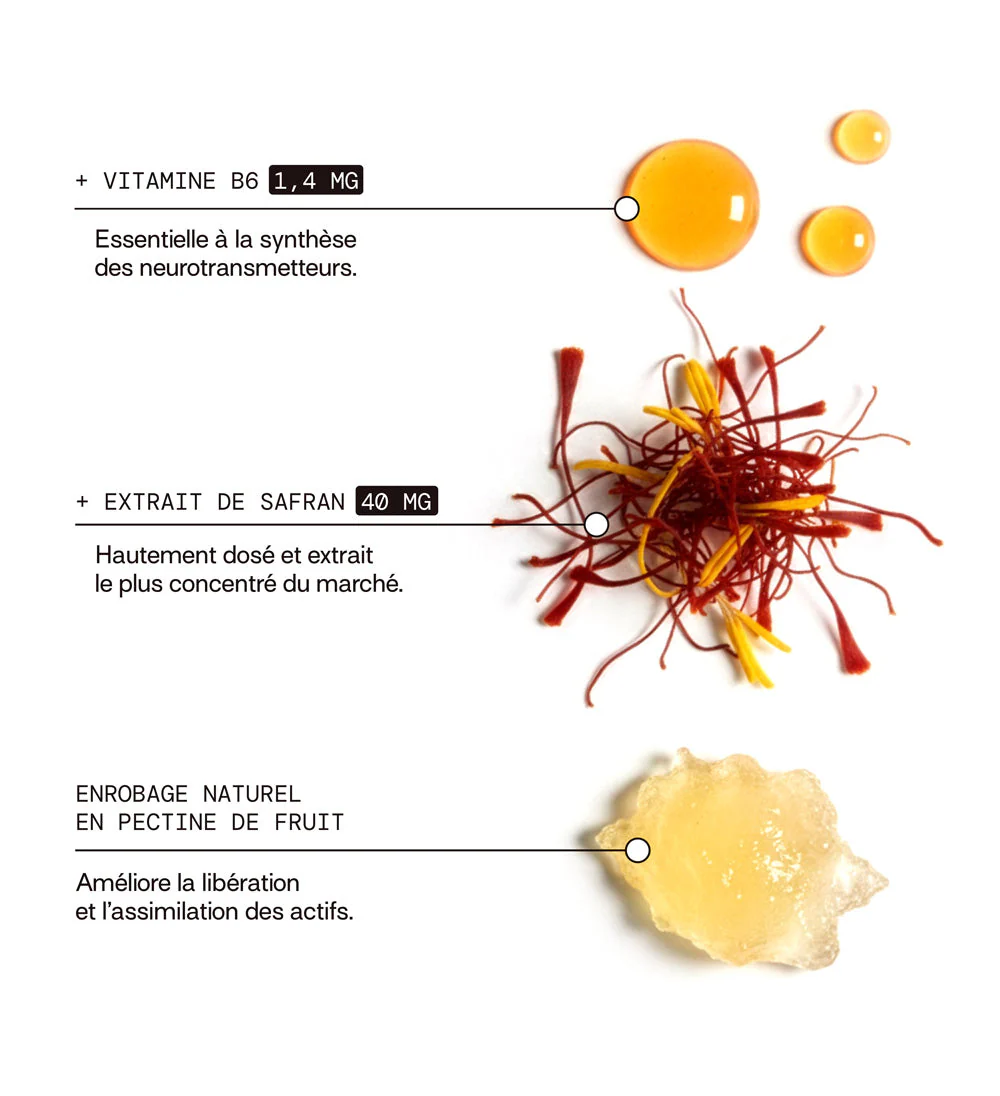 Éco-recharge SAFRAN B6 FRAISE | Calme et concentration | 42 jours 🧒 - Image 3