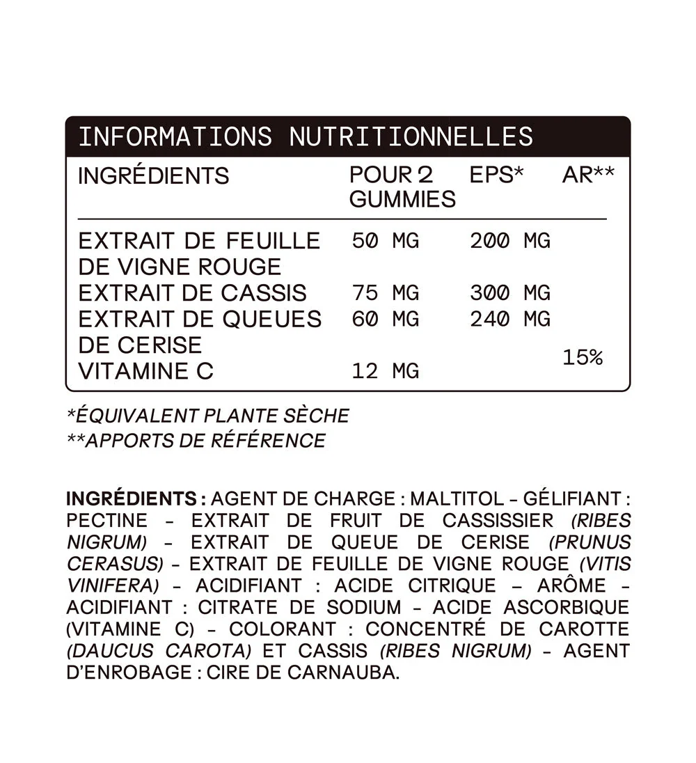 Pack Gummies CIRCULATION SANS SUCRES | Super pack | 4 x 21 jours - Image 7