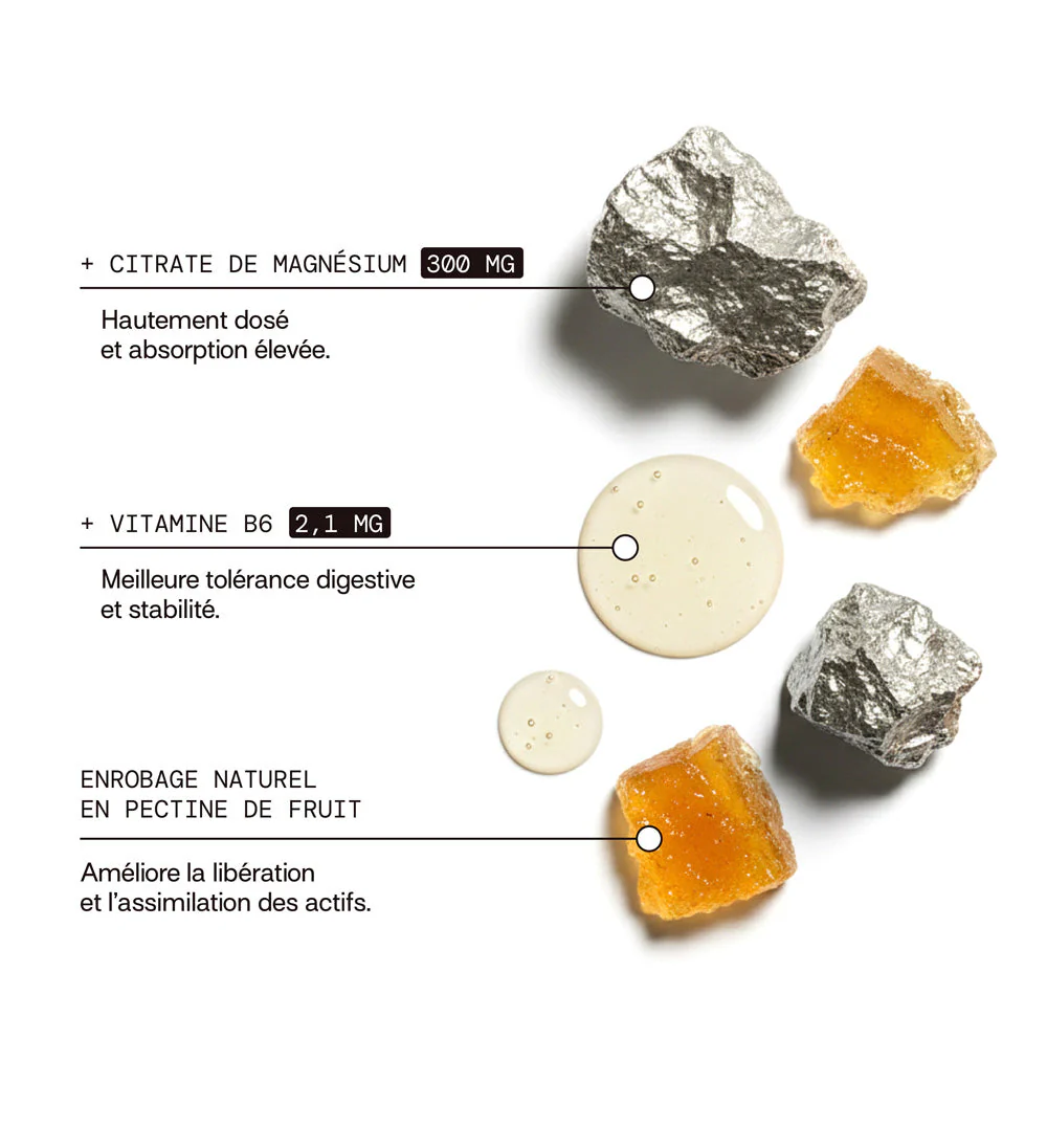 Gummies MAGNÉSIUM SANS SUCRES | Réduit la fatigue et la nervosité | 21 jours - Image 3