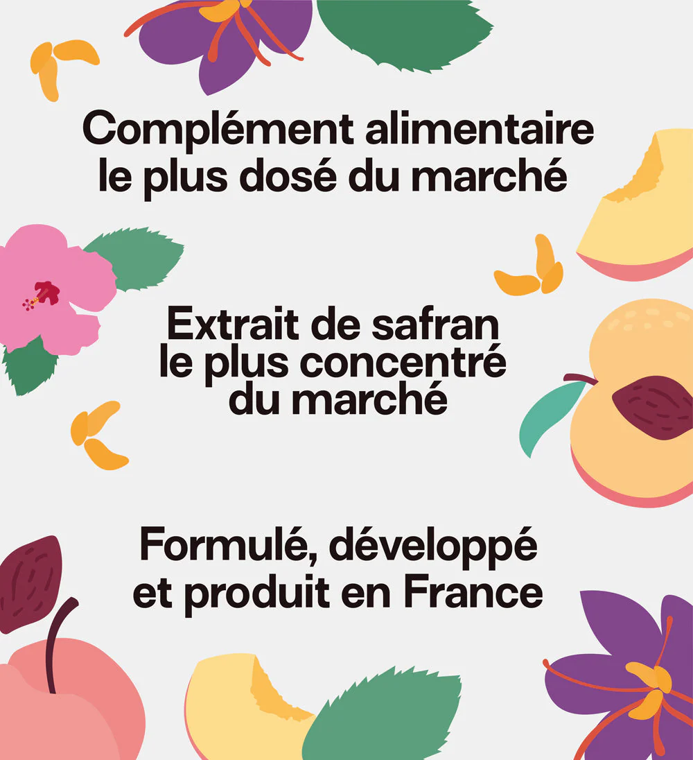 Gummies SAFRAN B6 PÊCHE SANS SUCRES | Équilibre émotionnel | 21 jours 🔬 - Image 8