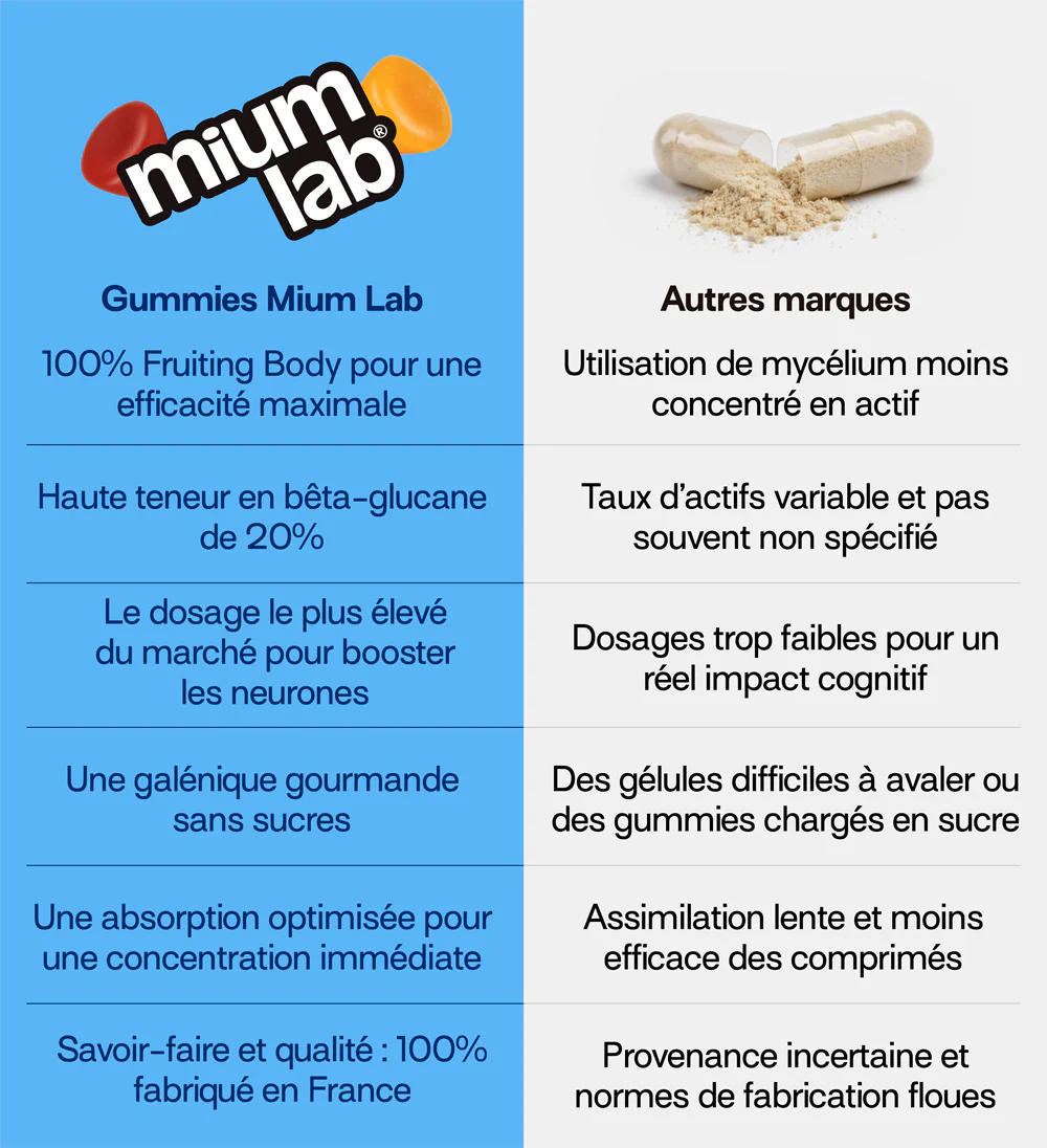 Pack 4 pots Gummies LION'S MANE | Soutient la mémoire et la concentration | 3 mois - Image 6
