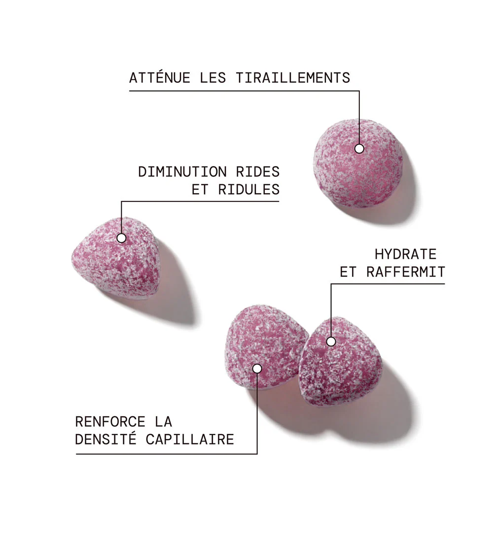 Pack Gummies Collagène VG SANS SUCRES | Hydrate & raffermit la peau | 3 mois - Image 2