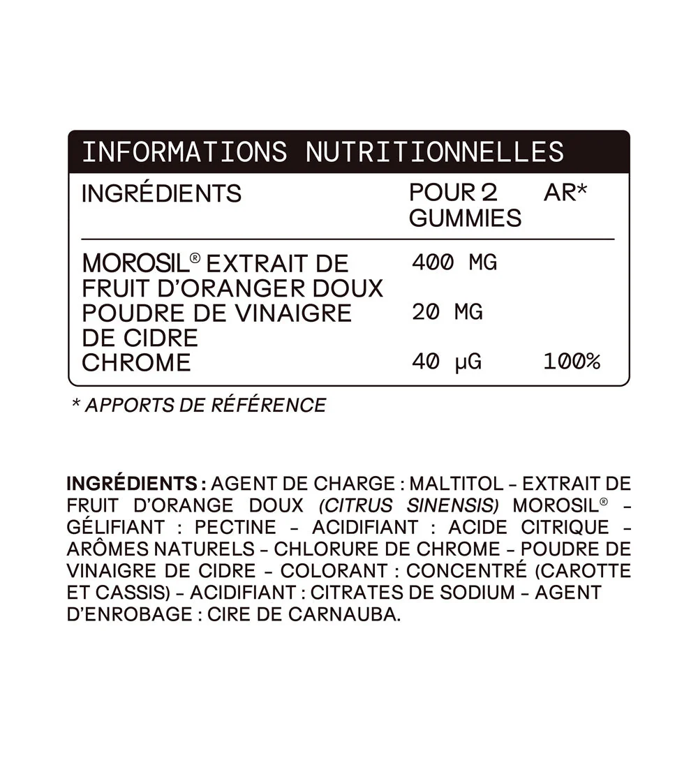 Pack Gummies ULTRA SLIM MOROSIL | Brûle-graisse et régulation du poids | 3 mois - Image 9